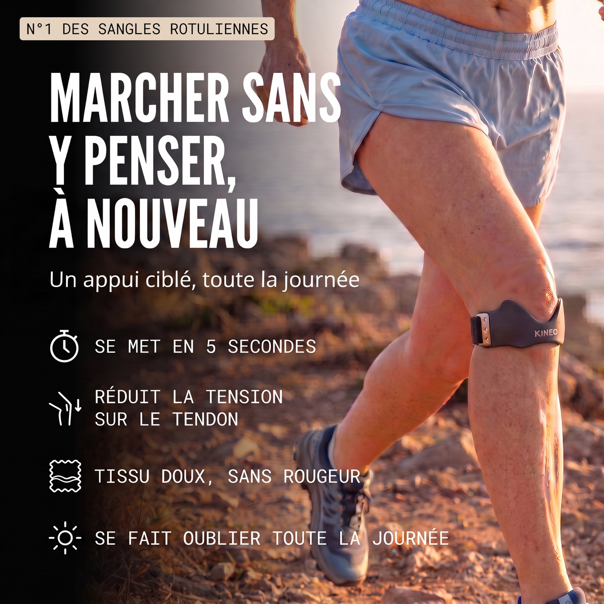 Kineo — la précision qui soulage votre genou.