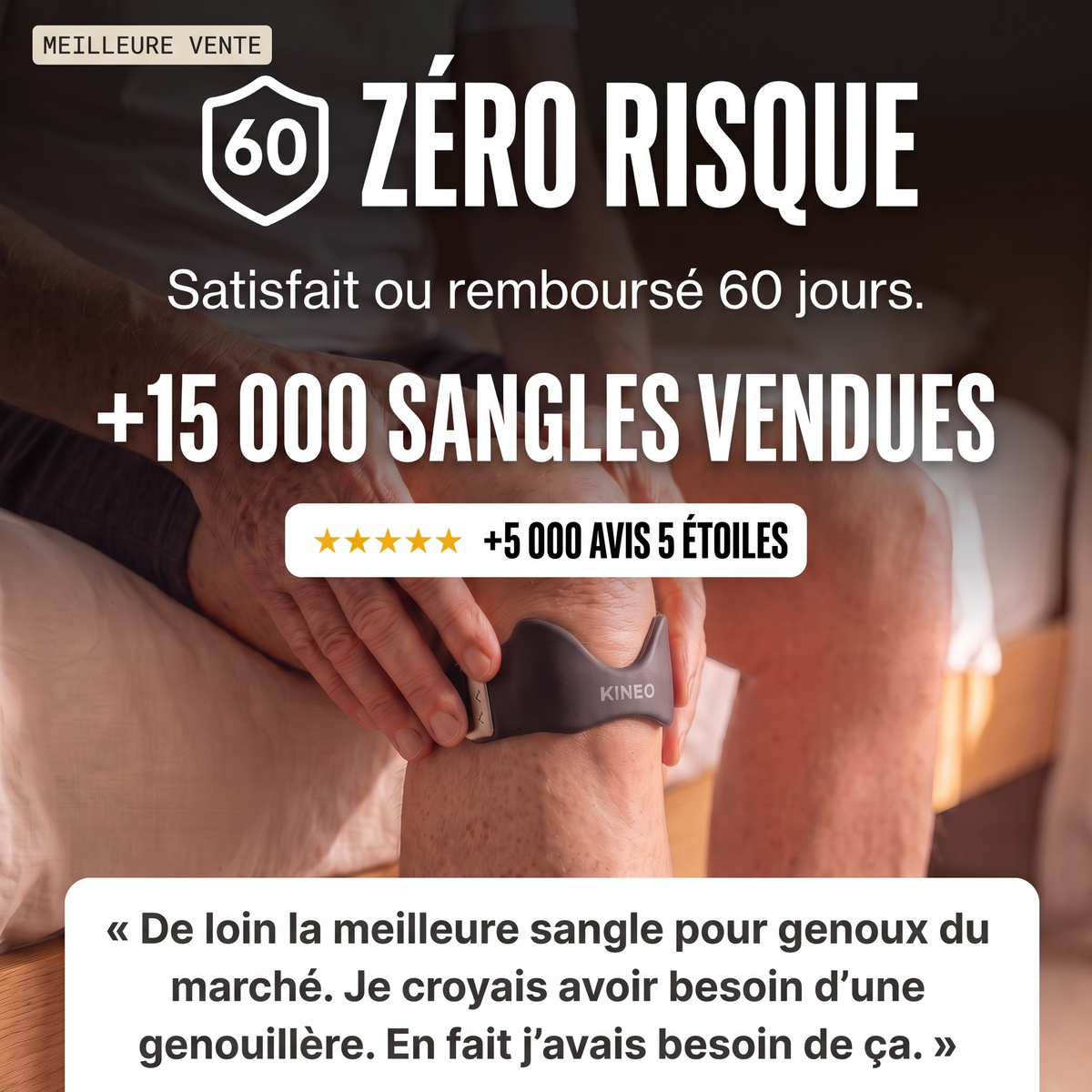 Kineo — la précision qui soulage votre genou.